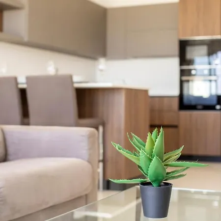 Flat 5 Seaview & View With Terrace, Nearby Beaches דירה מליאהה